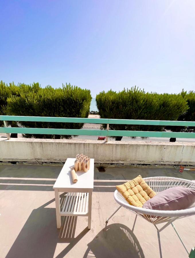 Front De Mer Rivedoux-Plage - Terrasse Exterieur - Parking Dış mekan fotoğraf